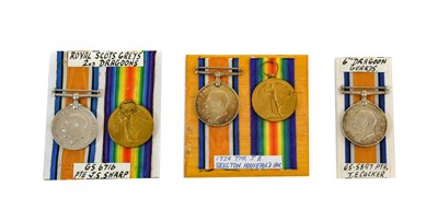 Lot 15 - Two First World War Pairs, each comprising...