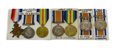 Lot 11 - A First World War Trio, awarded to 1952...