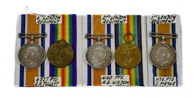 Lot 4 - Two First World War Pairs, each comprising...