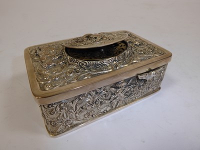 Lot 2073 - A German Silver Plate Singing-Bird Box