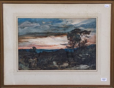 Lot 1027 - Cecil Gordon Lawson (1849-1882) "Sunset"...