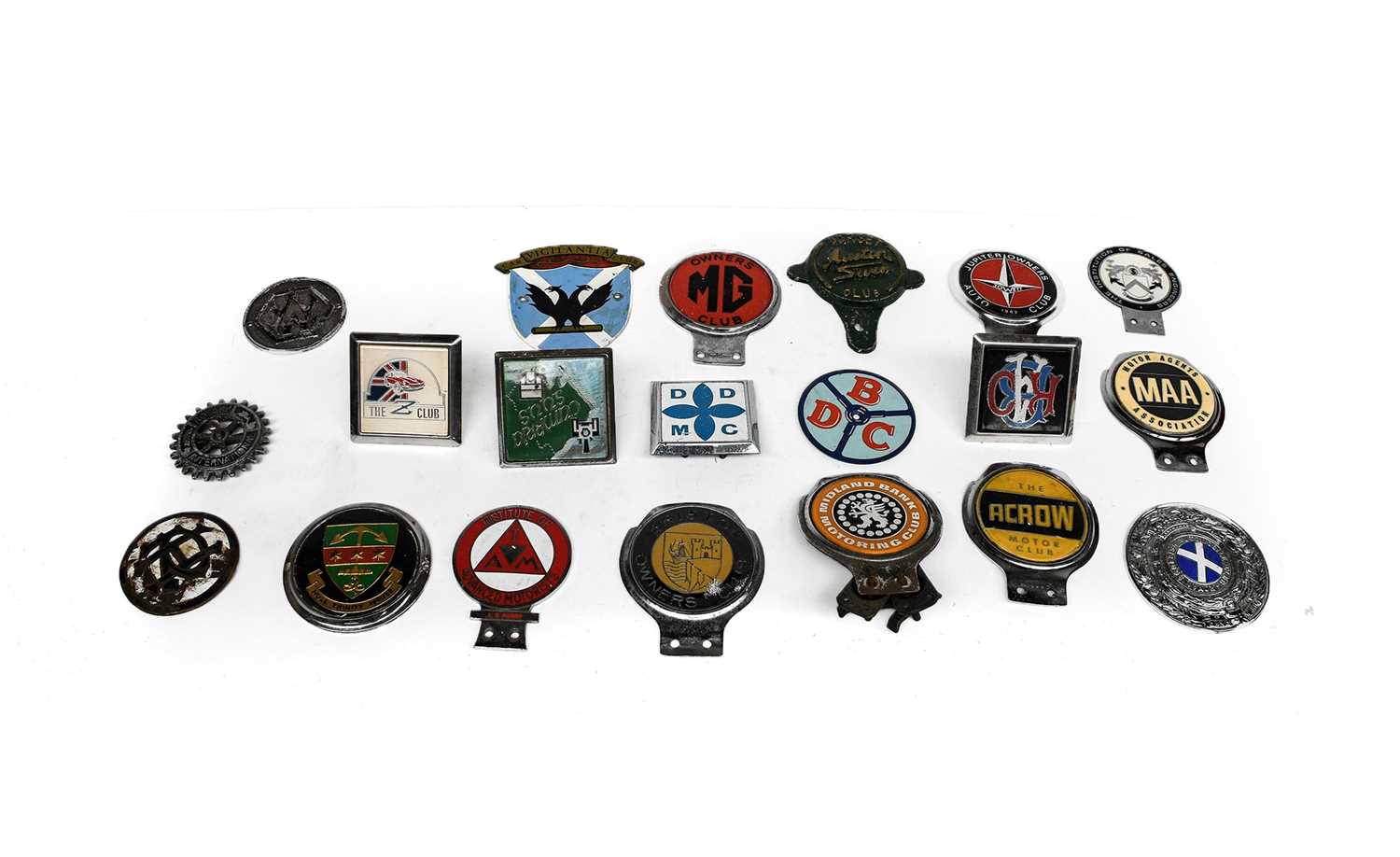 Lot 43 - Twenty Assorted Car Members' Badges, including...