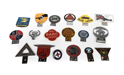 Lot 58 - Nineteen Assorted Car Members' Badges, to...