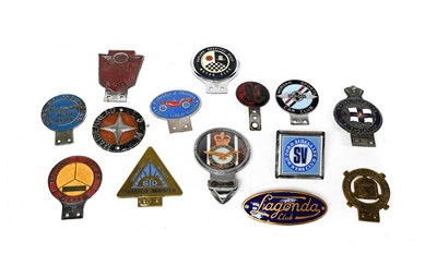 Lot 63 - Fifteen Assorted Car Members' Badges, to...