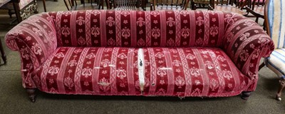 Lot 1157 - A Victorian three seater Chesterfield sofa...