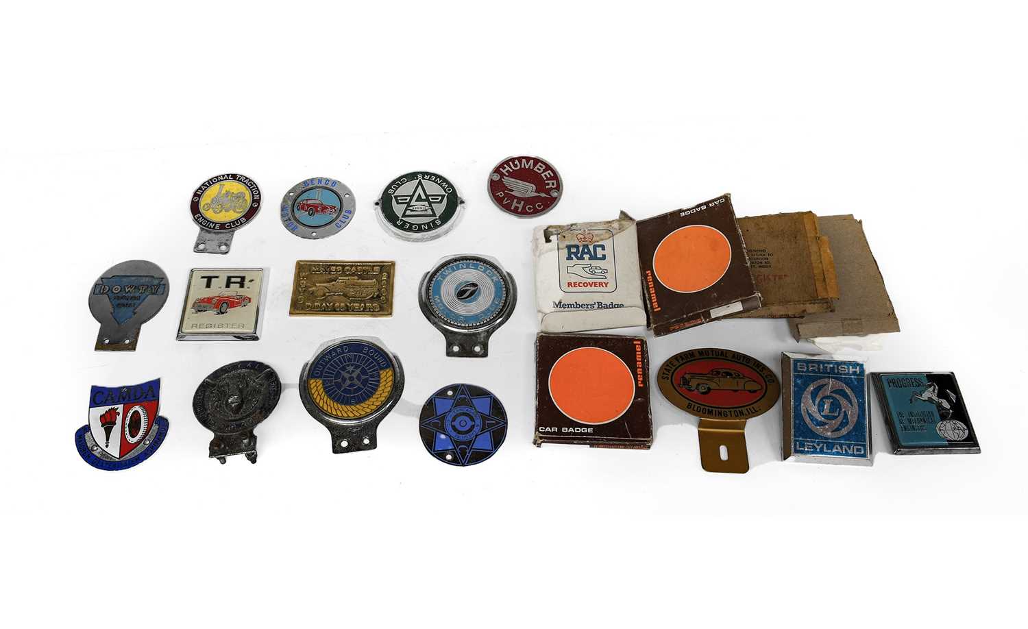 Lot 40 - Twenty Two Assorted Car Members' Badges, to...