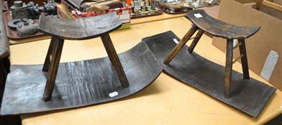 Lot 498 - A pair of child's sledges