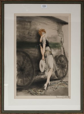 Lot 1040 - Louis Icart (1888-1950) French "Mignon" Signed,...