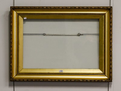 Lot 1126 - A glazed gilt picture frame, 74cm by 100cm