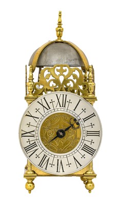 Lot 669 - A Late 17th Century Style Lantern Clock, 20th...