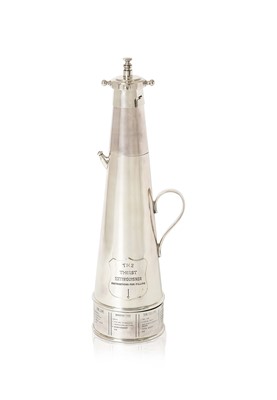 Lot 2111 - A Silver Plate 'Thirst Extinguisher' Cocktail-Shaker