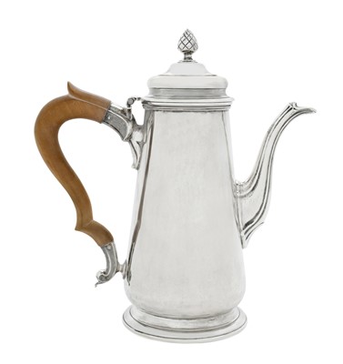 Lot 2302 - An Elizabeth II Silver Coffee-Pot