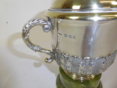 Lot 2317 - An Elizabeth II Silver-Gilt Porringer and Cover