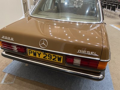 Lot 233 - 1980 Mercedes W123 200D Registration number:...