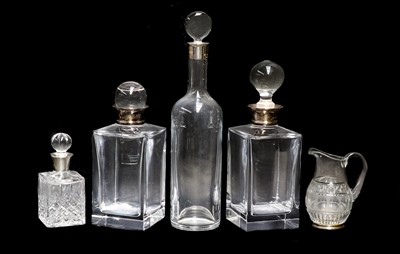 Lot 89 - A Collection of Silver-Mounted Glass,...
