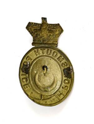 Lot 117 - A Victorian Portsmouth Police Small Helmet...