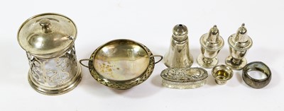 Lot 96 - A Collection of Assorted Silver, including: a...