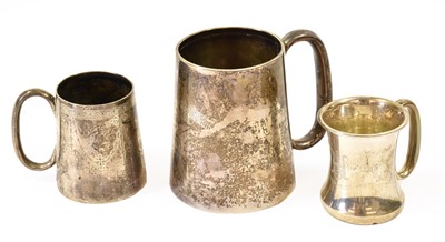 Lot 17 - An Edward VII Silver Mug, by William Aitken,...