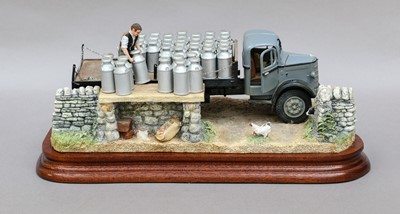 Lot 1035 - Border Fine Arts 'Morning Collection' (Milk Lorry)