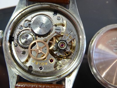 Lot 2175 - Rolex: A Stainless Steel Centre Seconds Wristwatch