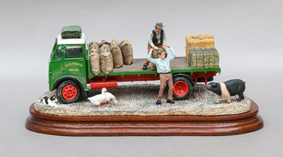 Lot 1007 - Border Fine Arts 'Afternoon Deliveries' (Lorry, Geese and Pig)