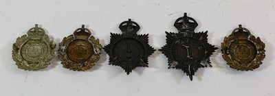 Lot 148 - Three Dudley Police Small Helmet Plates, in...