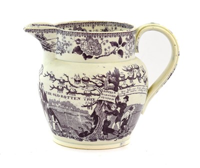 Lot 94 - An 1832 Reform Act Commemorative Pearlware Jug,...