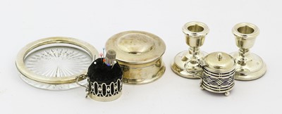 Lot 61 - A Collection of Assorted Silver, including: a...