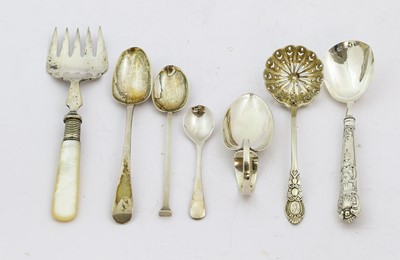 Lot 61 - A Collection of Assorted Silver, including: a...