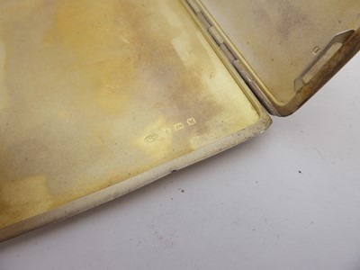 Lot 2063 - An Edward VII Silver and Enamel Cigarette-Case