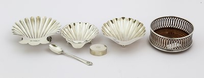 Lot 105 - A collection of assorted silver and silver...