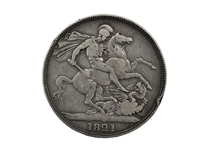 Lot 87 - 2 x Silver Crowns, comprising: George III 1818...