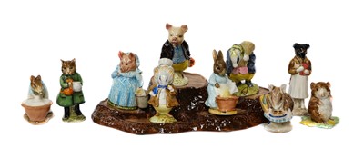 Lot 14 - Beswick Beatrix Potter figures including:...