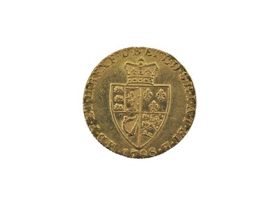 Lot 224 - George III, 'Spade' Guinea 1798, obv. fourth...