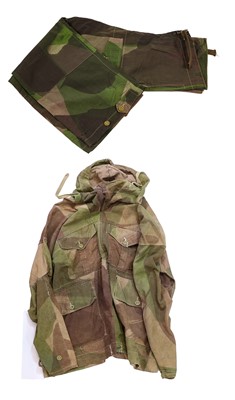 Lot 246 - A Second World War Windproof Camouflage Smock...