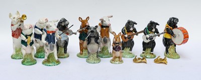 Lot 32 - Beswick Pig Band including James Playing the...