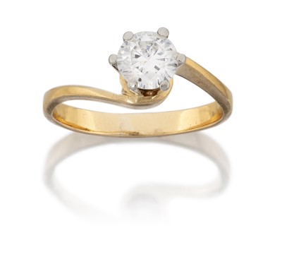 Lot 2112 - A Diamond Solitaire Ring