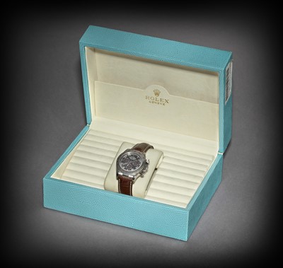 Lot 2172 - Rolex: A Fine 18 Carat White Gold Automatic Chronograph Wristwatch