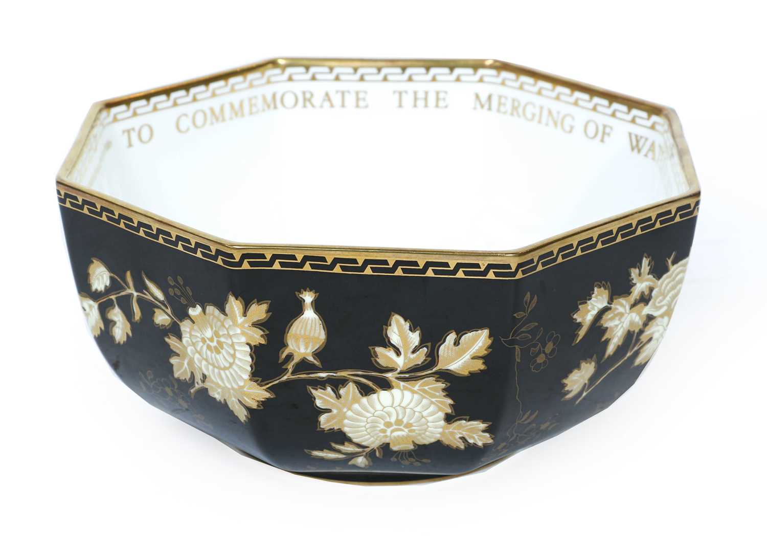 Lot 302 - A Wedgwood black Tonquin commemorative...