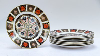 Lot 40 - A set of ten Royal Crown Derby Imari plates,...