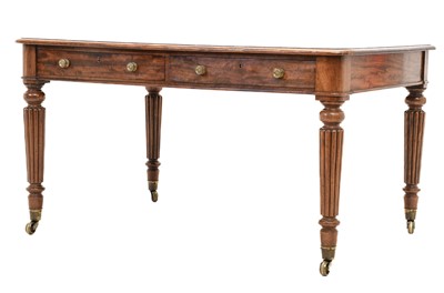 Lot 287 - A Mahogany Library Writing Table, in the...