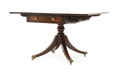 Lot 1197 - A Regency Mahogany Dropleaf Supper Table,...