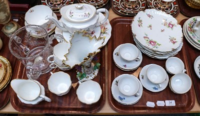 Lot 34 - Assorted decorative tea wares including Royal...