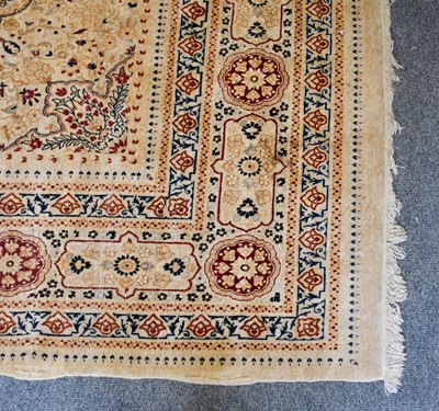 Lot 1011 - Oriental Carpet, probably Lahore, the cream...