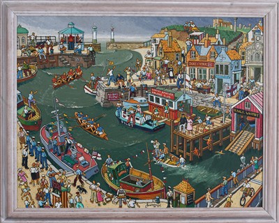 Lot 1099 - Joe Scarborough (b.1938) "Whitby Regatta"...