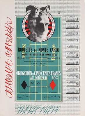 Lot 1035 - Marcel Duchamp (1887-1968) French "Roulette de...