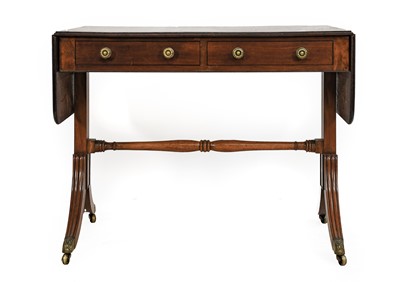 Lot 854 - A Regency Mahogany Sofa Table, early 19th...