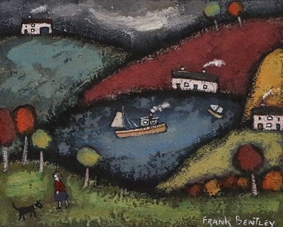 Lot 1050 - Frank Bentley (1941-2006) "Sea Inlet" Signed,...