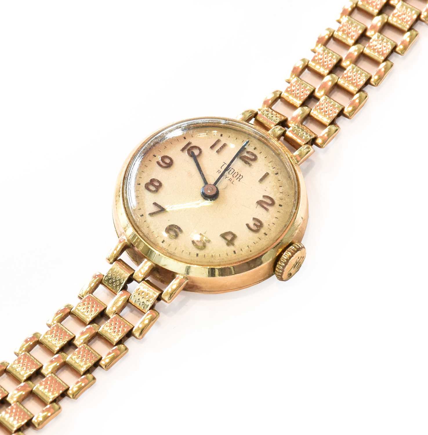 Lot 225 - A lady's 9 carat gold wristwatch, signed Tudor,...