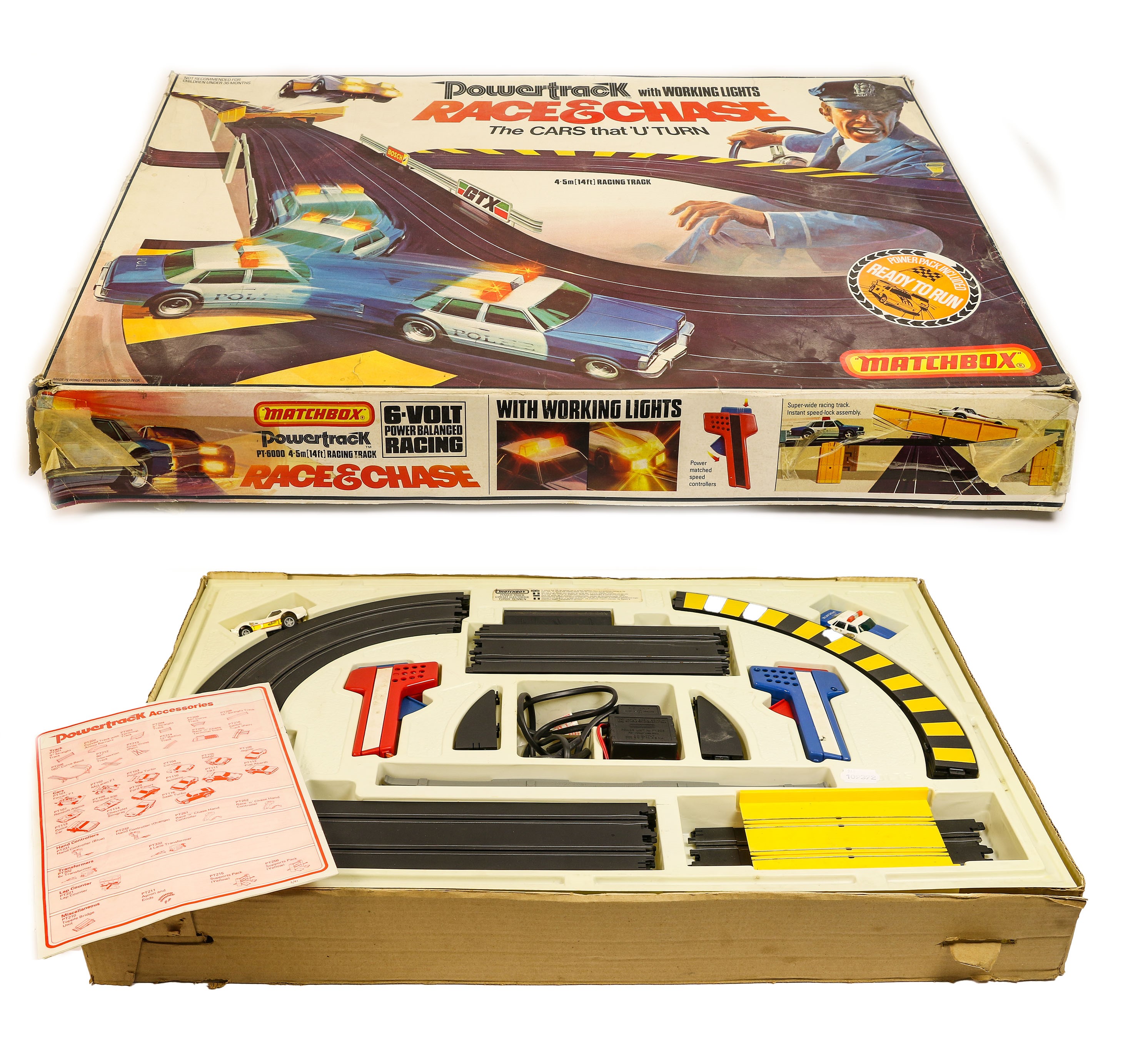 Matchbox speedtrack race hot sale and chase set